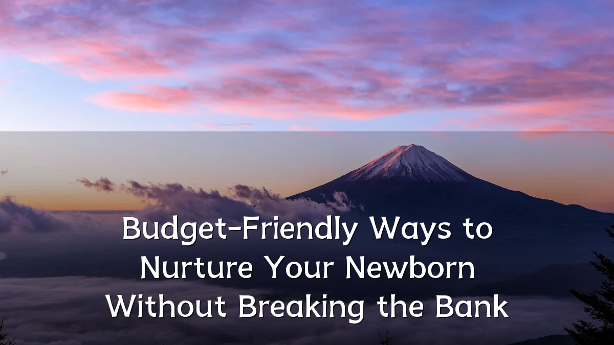 Budget-Friendly Ways to Nurture Your Newborn Without Breaking the Bank